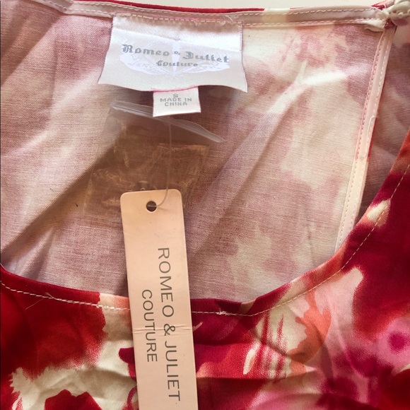 NWT Romeo & Juliet Couture Sleeveless Blouse w/ open back & hidden zip. sz Small - Picture 5 of 5